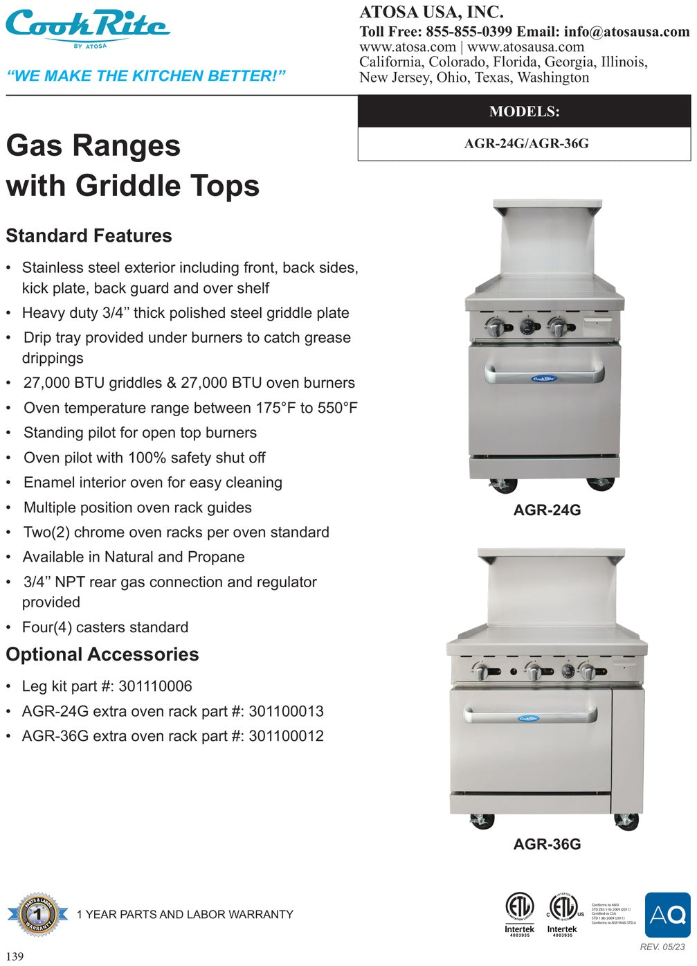 Spec Sheet
