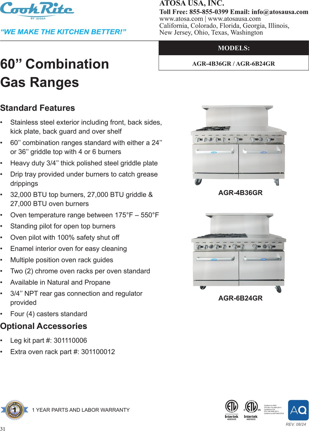 Spec Sheet
