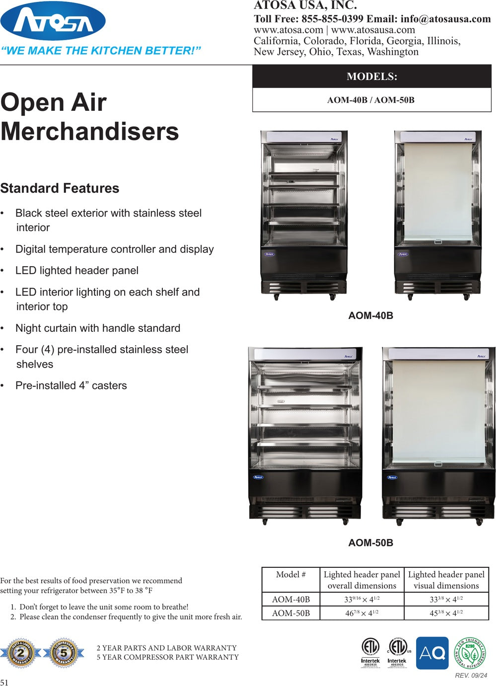 Spec Sheet