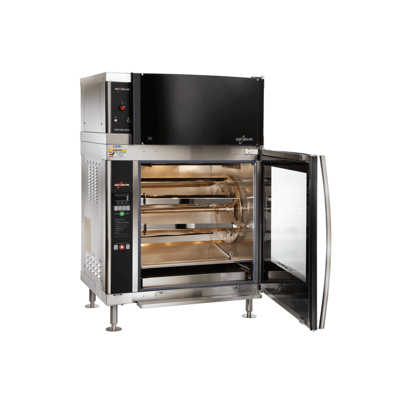 Alto-Shaam Ventless Hood Electric Rotisserie, 54” x 39-1/16" x 32”