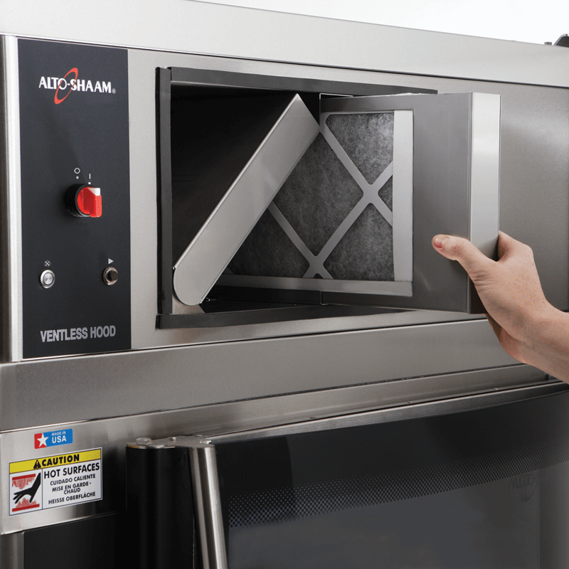 Alto-Shaam Ventless Hood Electric Rotisserie, 54” x 39-1/16" x 32”