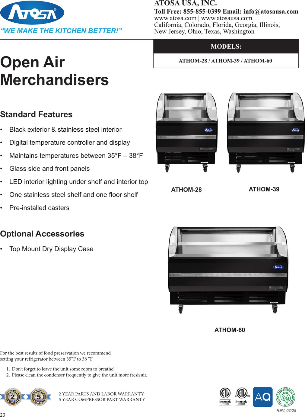 Spec Sheet