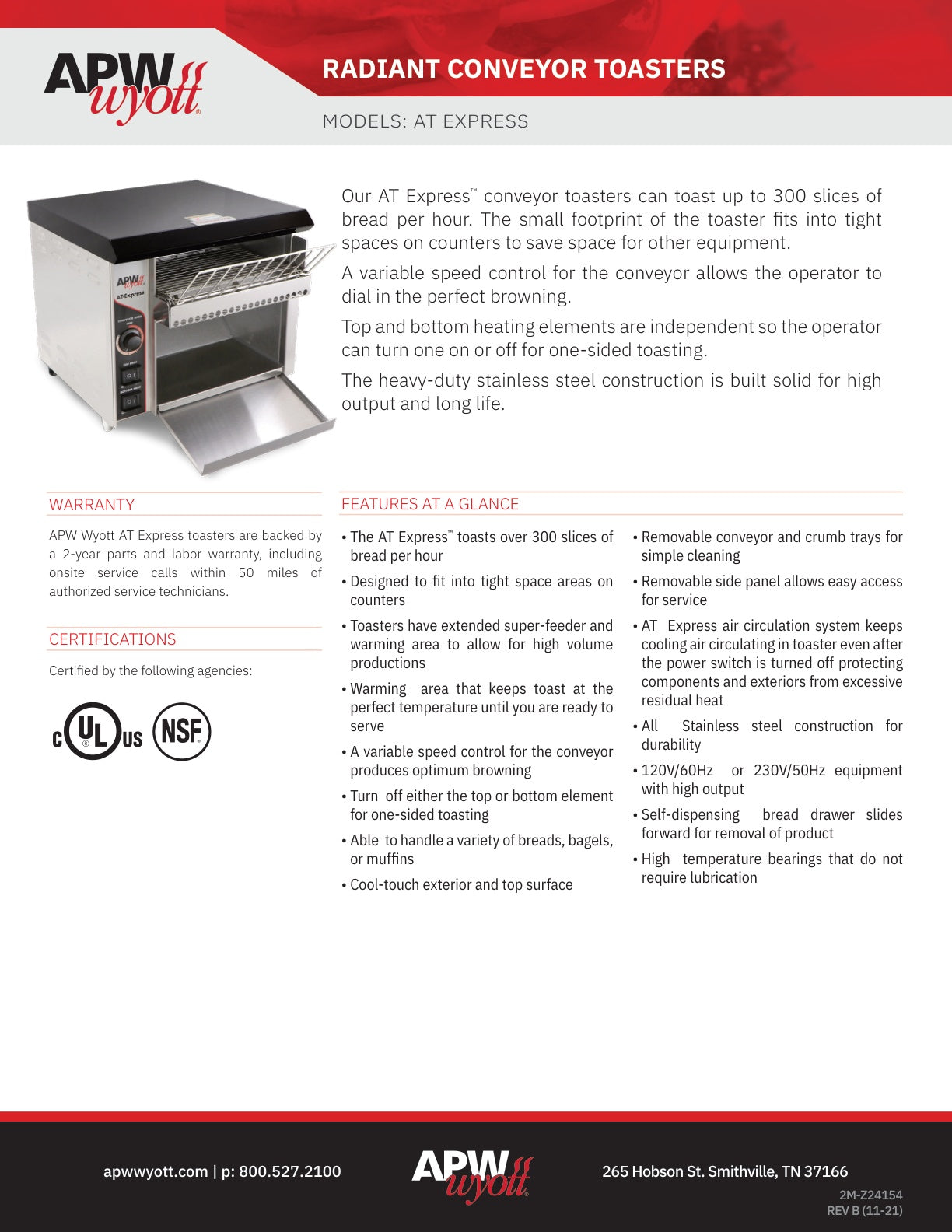 Spec Sheet