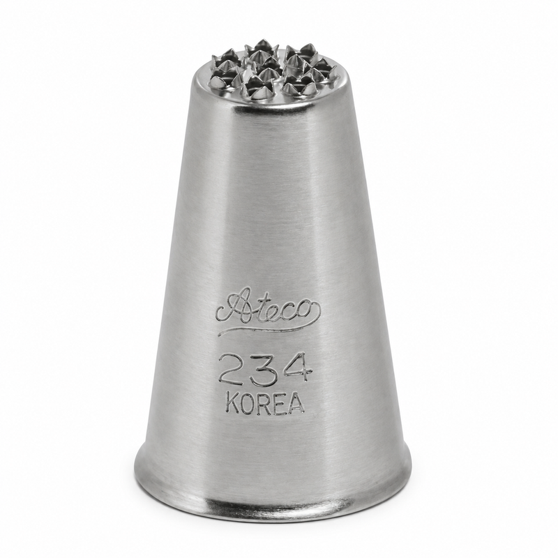 Ateco Multi-Opening Grass or Hair Pastry Tip, Stainless Steel