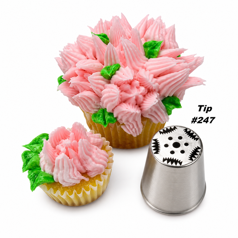 Ateco Russion Flower Piping Tip, Stainless Steel