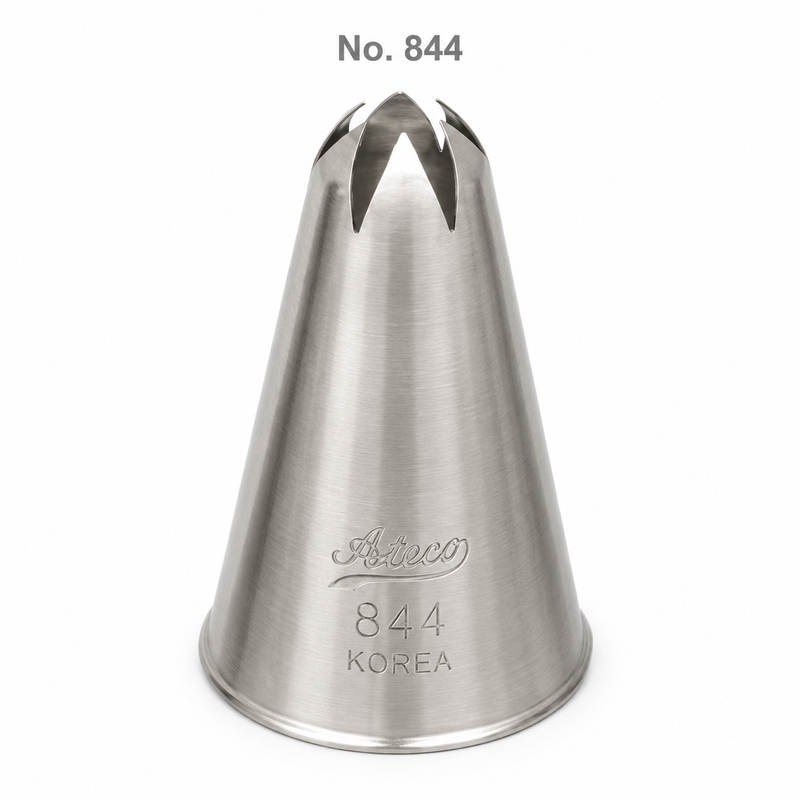 Ateco 3/8" Closed Star Tip, Stainless Steel