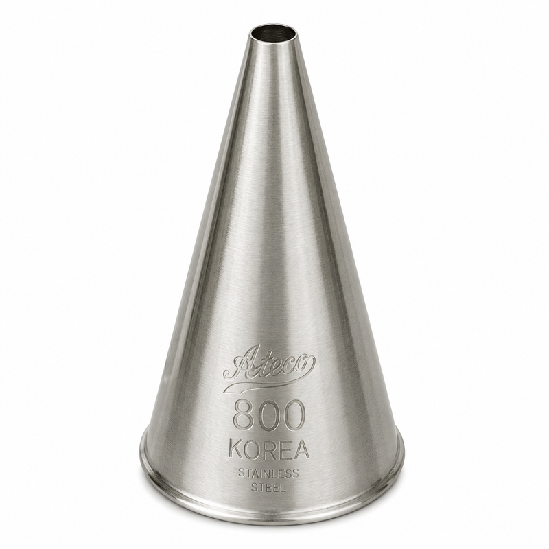 Ateco 5/32 Plain Piping Tip, Stainless Steel