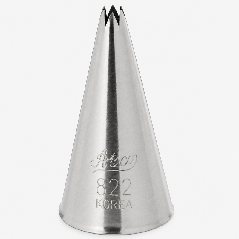 Ateco 5/32 Star Tip, Stainless Steel