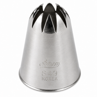 Ateco 11/16" Closed Star Tip, Stainless Steel