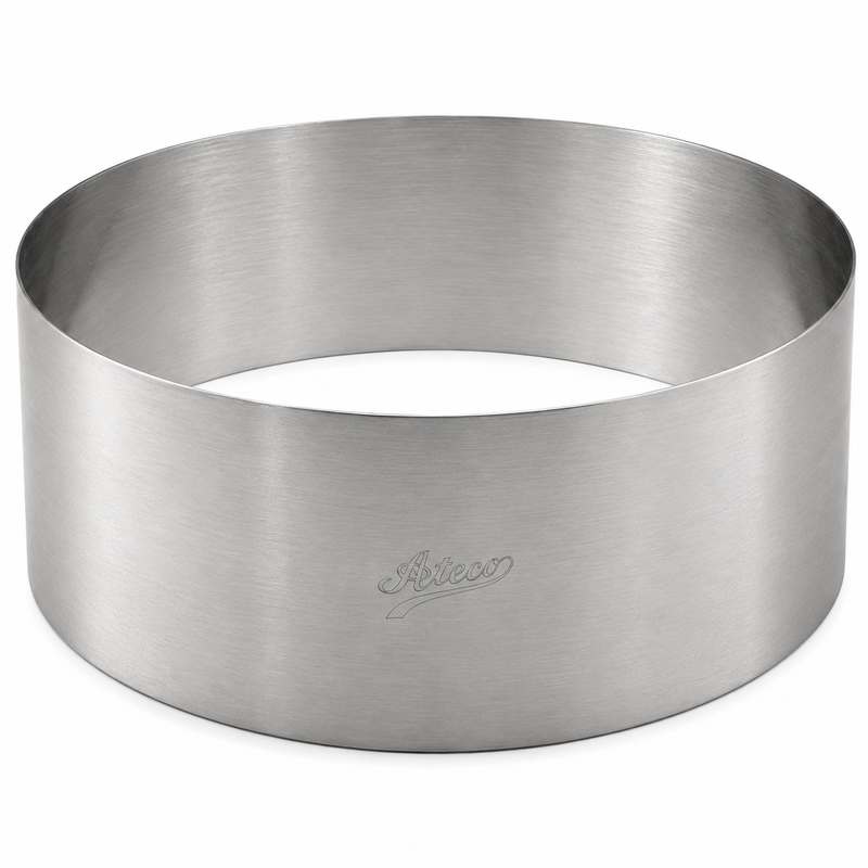 Ateco 9.5" Round Cake Mold Ring, 3" High