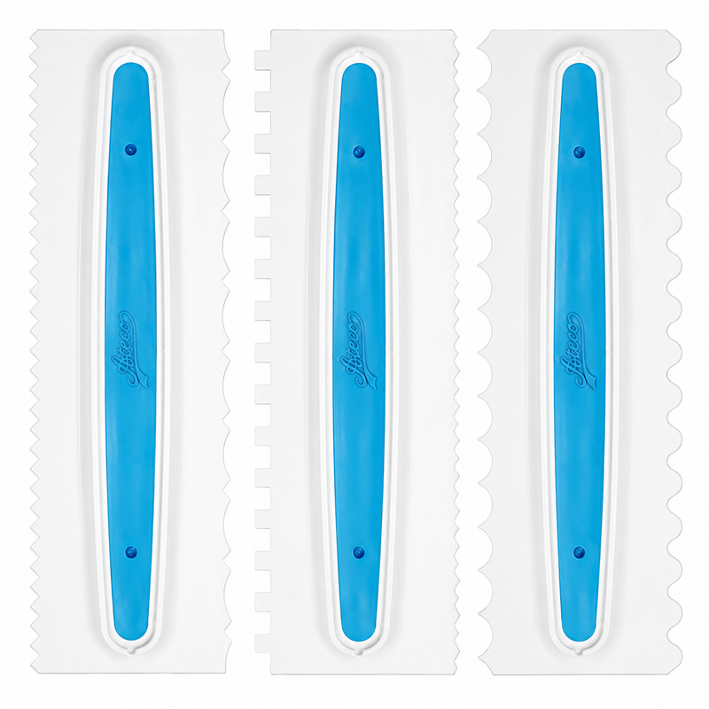 Ateco Design Icing Comb, Set Of 3