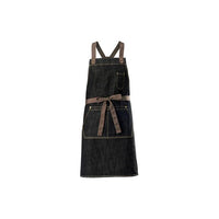 Winco Signature Chef Heavyweight Denim Bib Apron with Cross Back