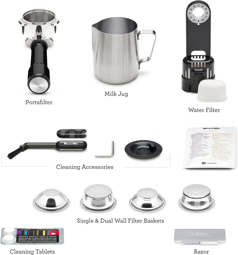 Breville Barista Express Impress Espresso Machine, Brushed Stainless
