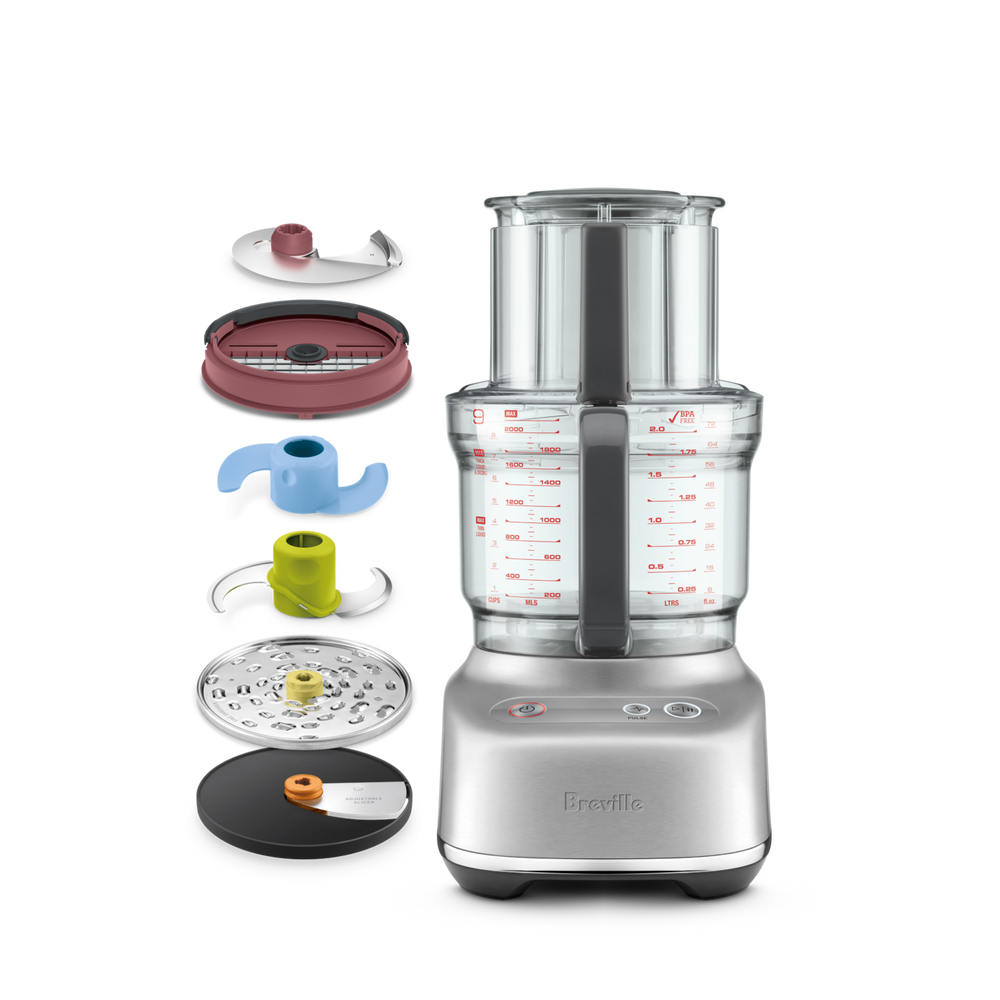 Breville Paradice 9 Cup Food Processor, Stainless Steel