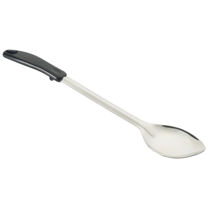 Winco 15" Solid Basting Spoon, Black Handle