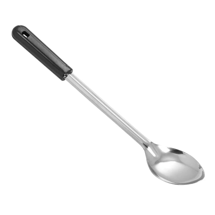 Winco 15" Solid Basting Spoon, Black Handle