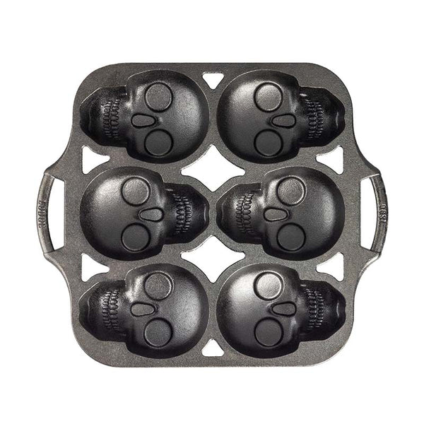 Lodge Sugar Skull Mini Cake Pan