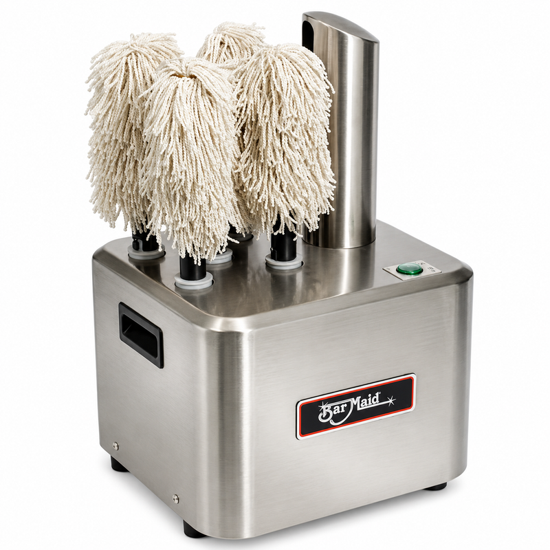 Bar Maid Five Brush Electric Glass Polisher, GP-100