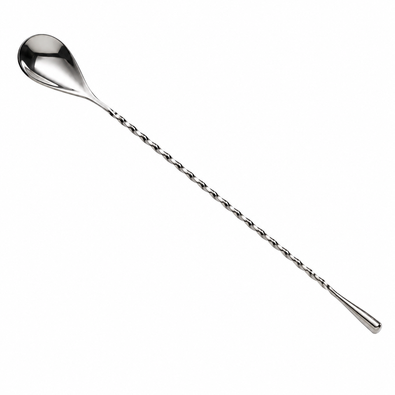 Barfly 12" Classic Bar Spoon with Weighted End, Stainless Steel