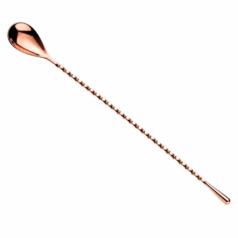 Barfly 16" Classic Bar Spoon with Weighted End, Copper Plated