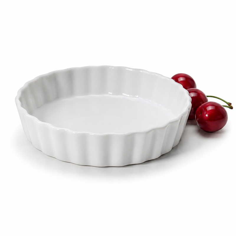 Bia Cordon Bleu 5" Round Quiche / Tart Dish, White