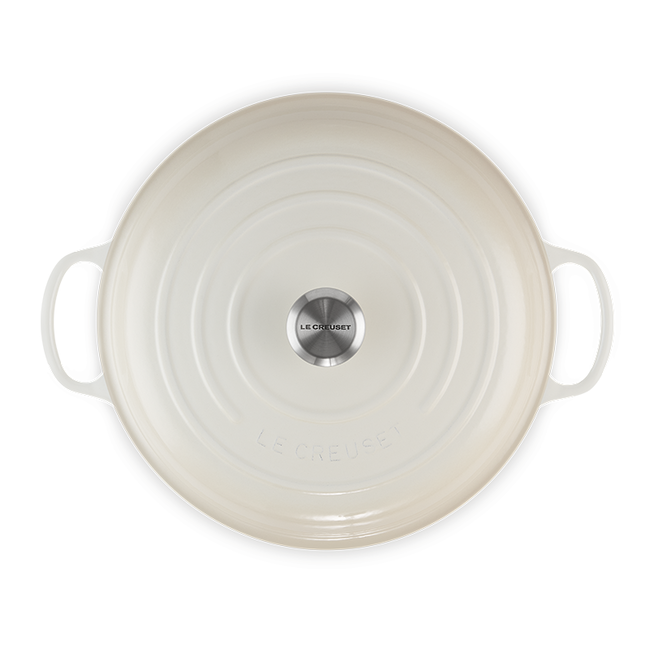Le Creuset Braiser, Meringue, 4.7L