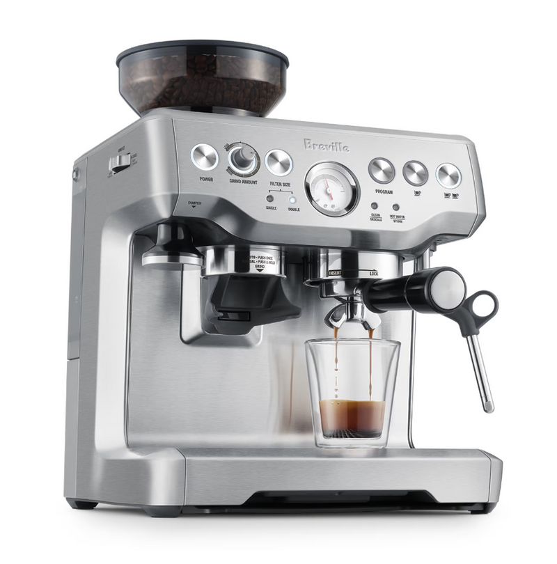 Breville The Barista Express Espresso Machine, Brushed Stainless, 110/120V
