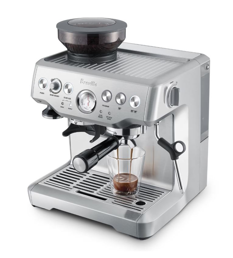 Breville The Barista Express Espresso Machine, Brushed Stainless, 110/120V