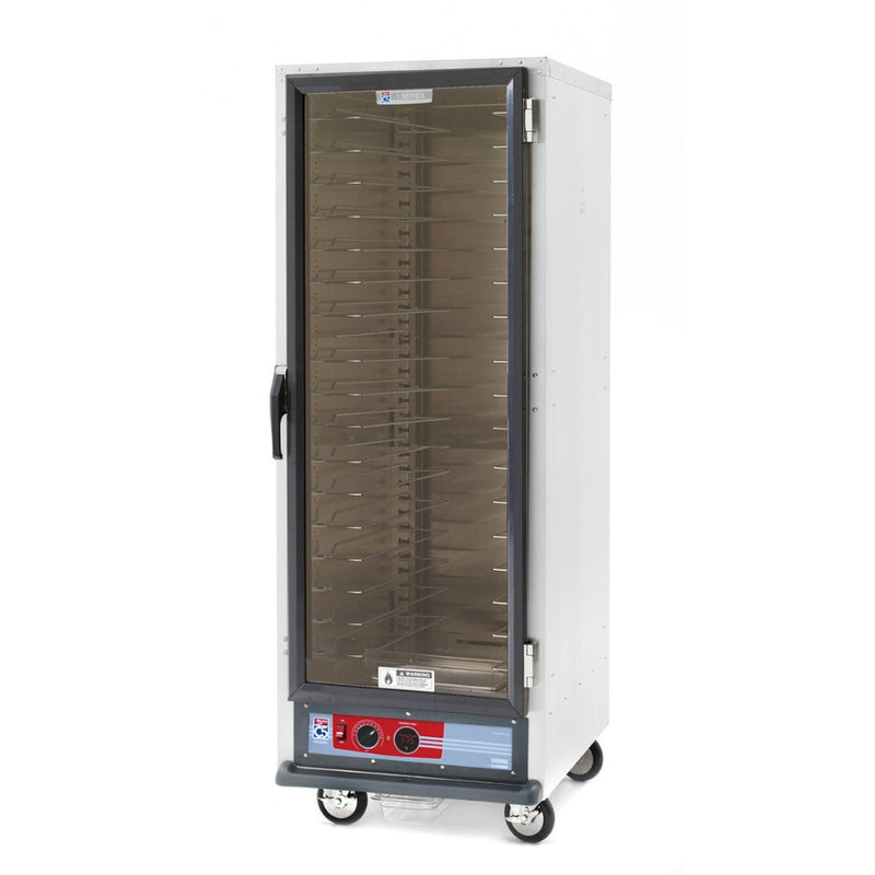 Metro C5 1 Full Size Non-Insulated Mobile Heated Cabinet with 18 Pan Capacity - C519-HFC-U