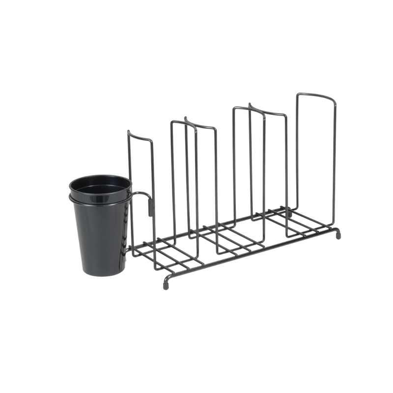 San Jamar 3 Stack Horizontal Cup & Lid Wire Organizer