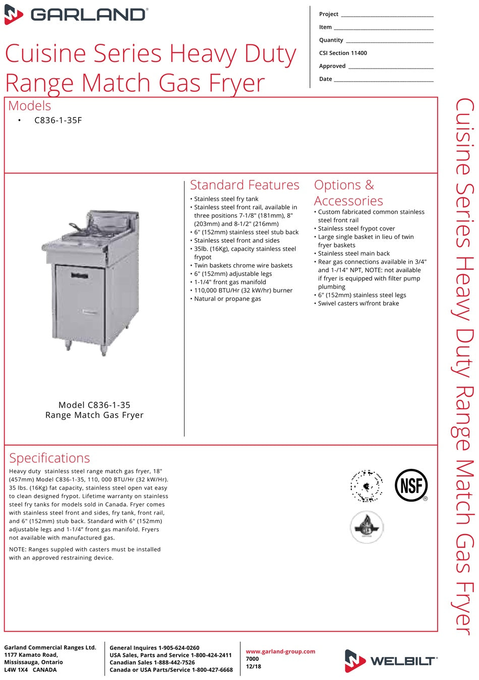 Spec Sheet