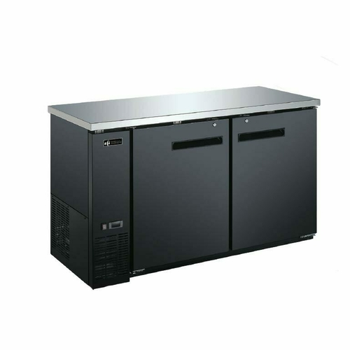 EFI CBBDR2-60CC 61" Back Bar Refrigerator with 2 Solid Doors