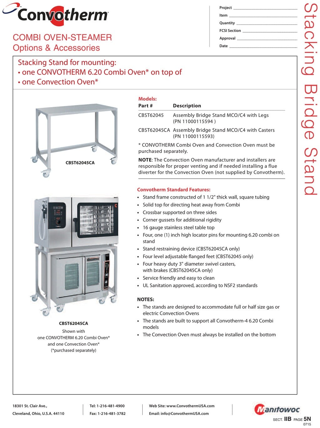 Spec Sheet