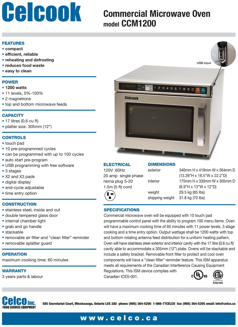 Spec Sheet