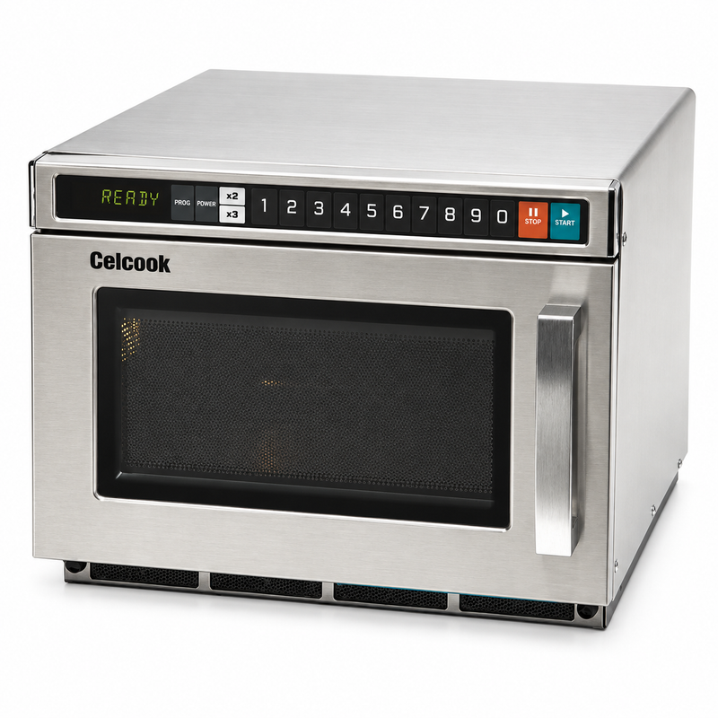 Celcook Compact Microwave 0.6 Cu Ft, Touch Controls 1800 Watt