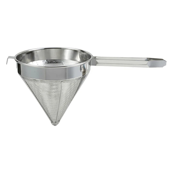 Winco 10" Coarse China Cap Strainer