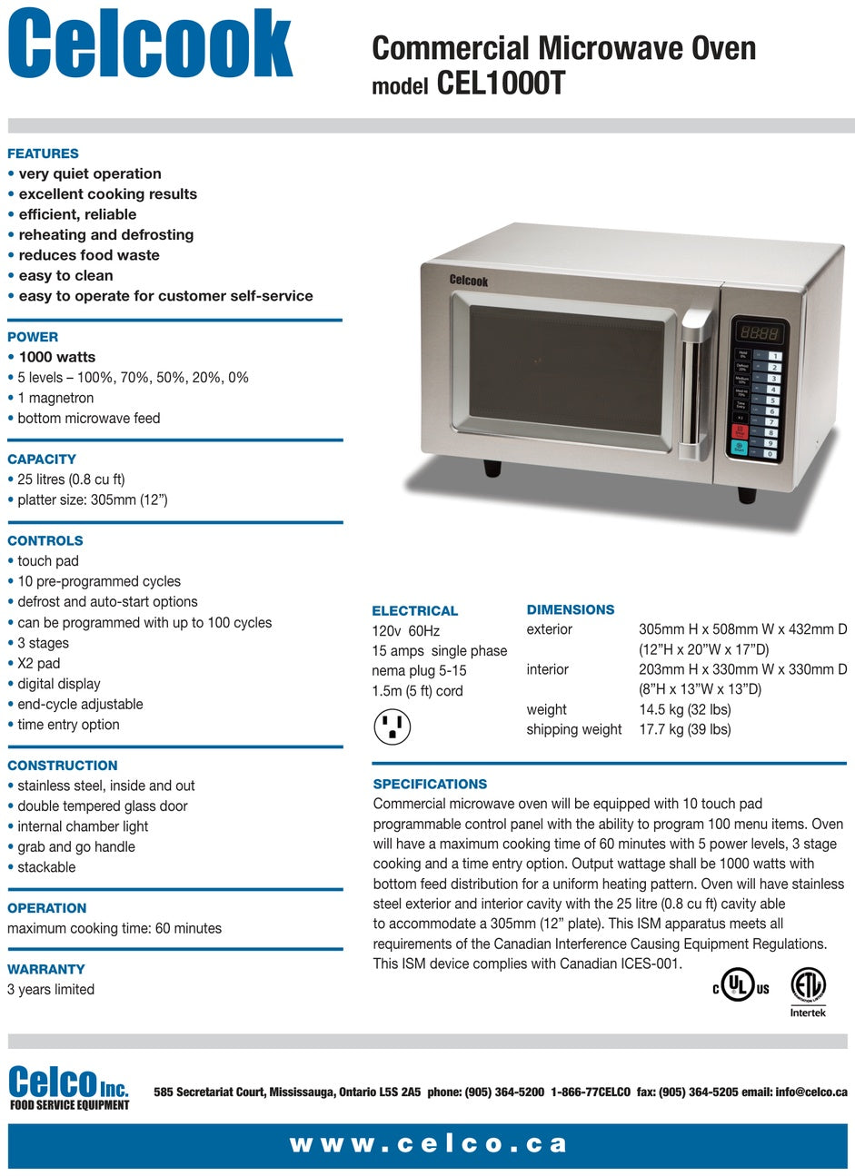 Spec Sheet