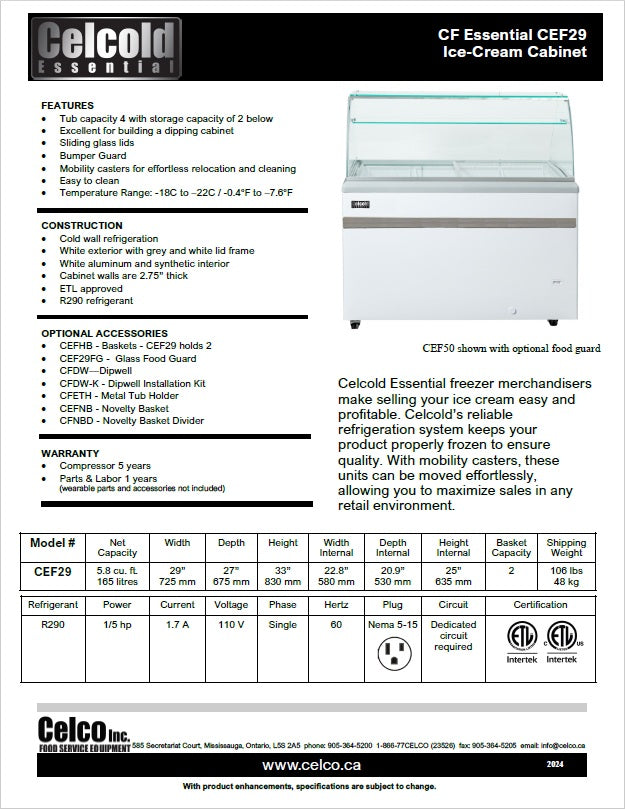 Spec Sheet