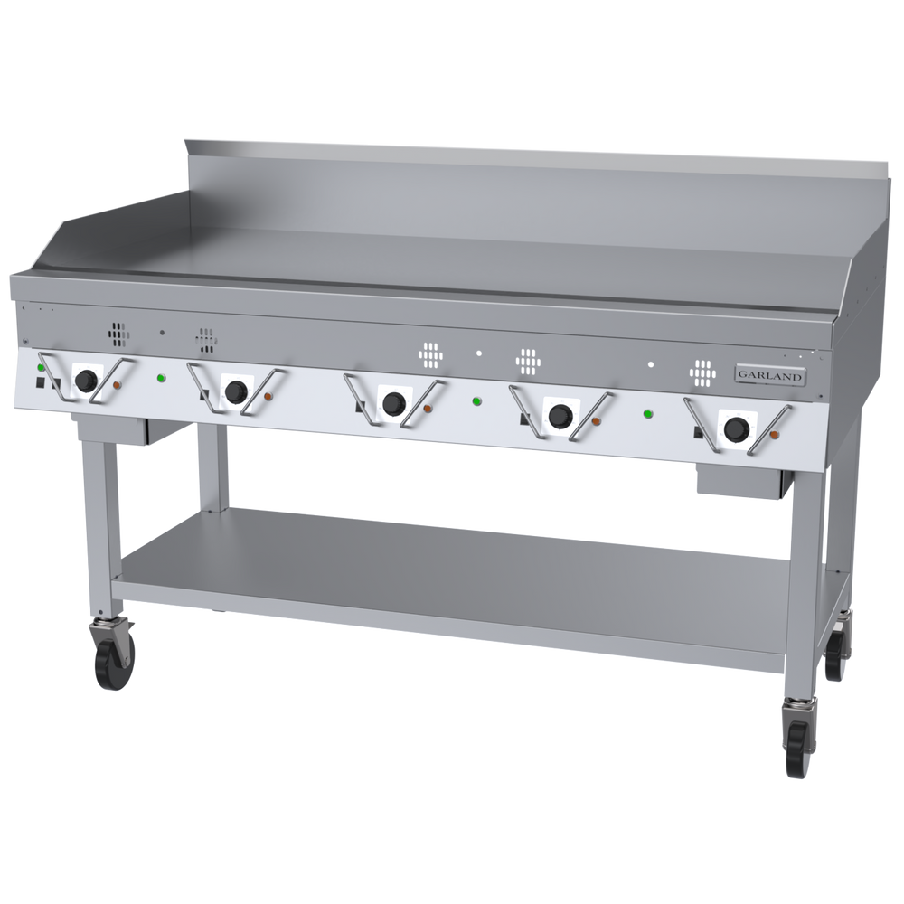 Garland Master Series 60" Countertop Griddle with Control Protective Shield, Natural Gas*