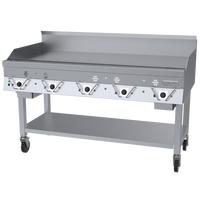 Garland Master Series 60" Countertop Griddle with Control Protective Shield, Natural Gas*