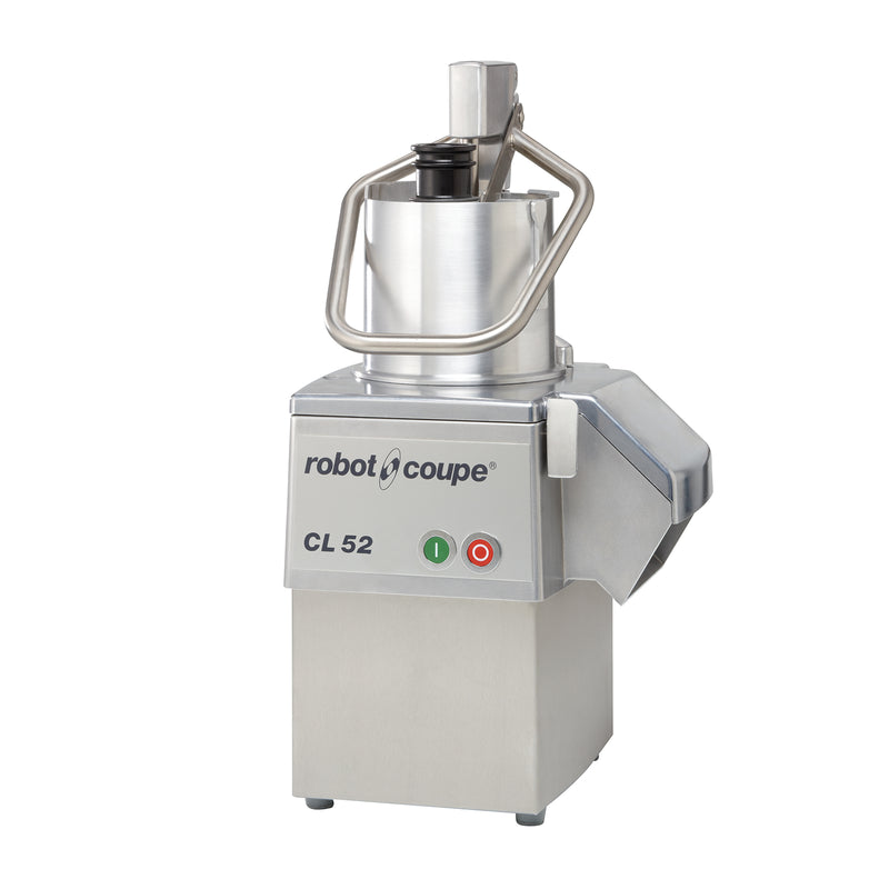 Robot Coupe CL52E Full Moon Pusher Continuous Feed Food Processor with 2 Discs, One Speed, 2 HP