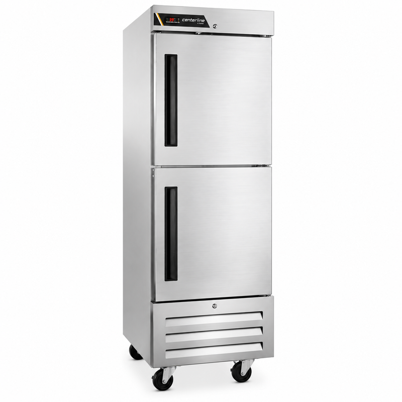 Centerline 27" Reach In Freezer with 2 Right Hinge Split Solid Doors
