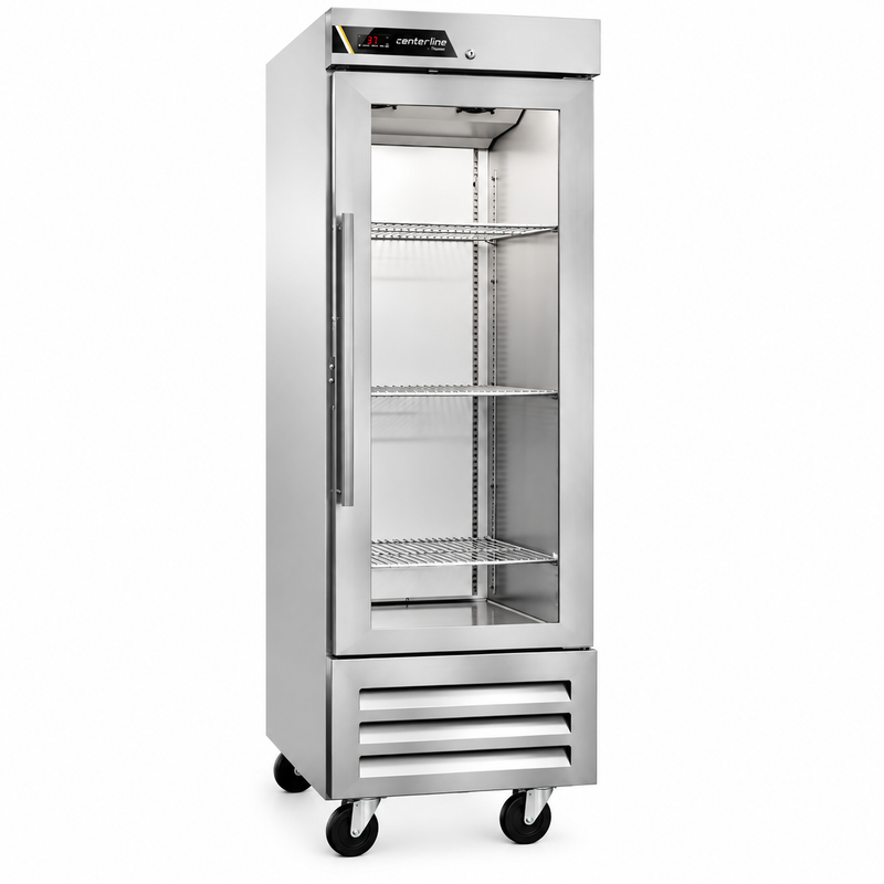Centerline 27" Reach In Refrigerator with 1 Right Hinge Glass Door