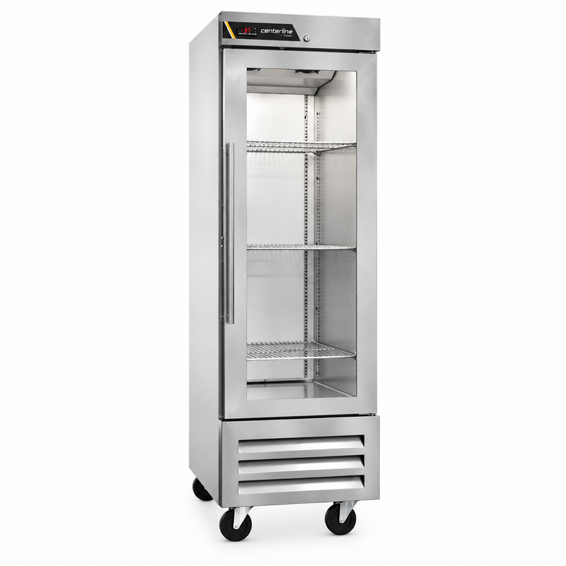 Centerline 27" Reach In Refrigerator with 2 Right Hinge Split Glass Doors