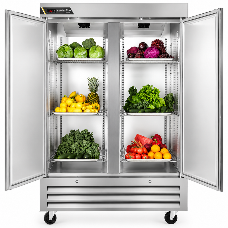 Centreline 54" Reach In Freezer with 2 Solid Doors