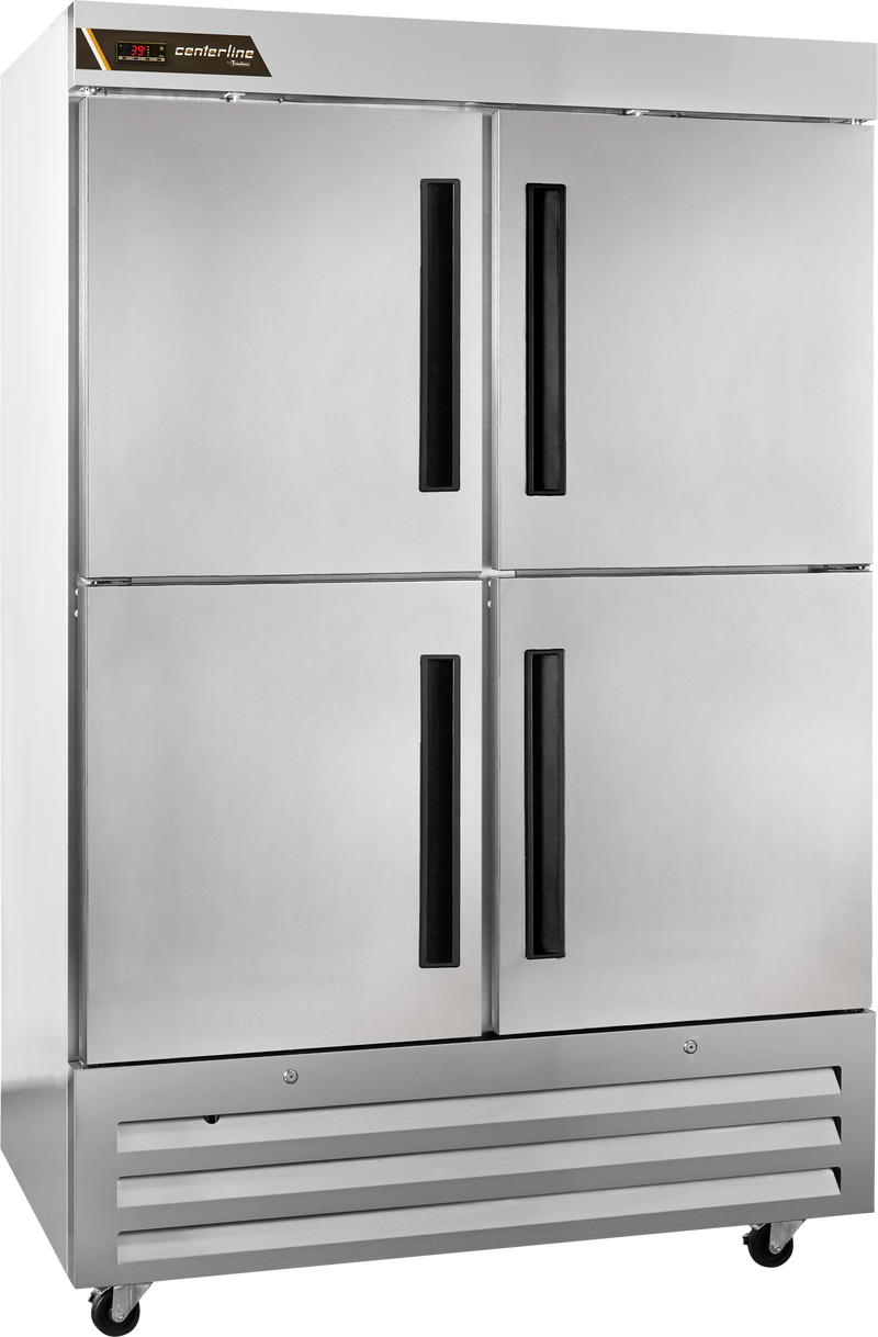 Centerline 54" Reach In Refrigerator with 4 Solid Half Doors