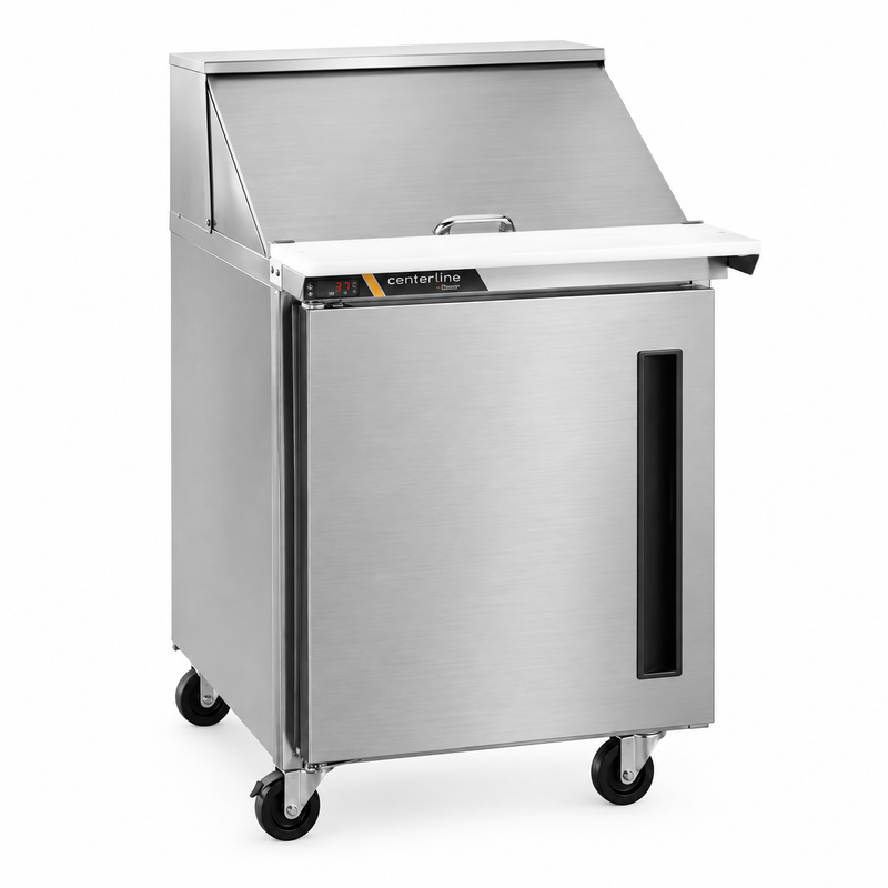 Centerline 27" Megatop Sandwich Prep Table with 1 Solid Door