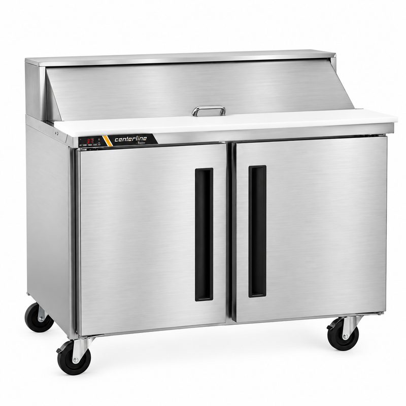Centerline 60" Sandwich Prep Table with 2 Solid Doors