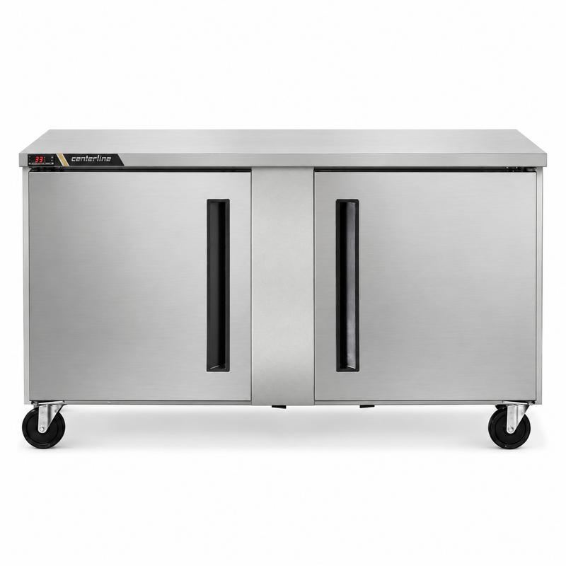 Centerline 60" Undercounter Freezer with 2 Solid Doors