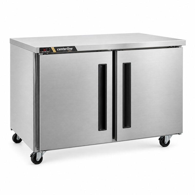 Centerline 60" Undercounter Refrigerator with 2 Solid Doors